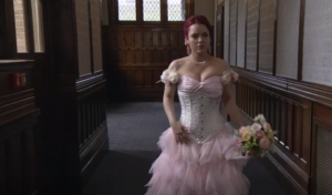 Whitney and Callum's wedding reception was being held in The Vic when the shooting happened EastEnders