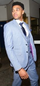 Celebrity departures at TV Choice Awards held at Hilton Park Lane in London Pictured: Asan N'Jie Ref: SPL5114596 090919 NON-EXCLUSIVE Picture by: Ana M Wiggins / SplashNews.com Splash News and Pictures Los Angeles: 310-821-2666 New York: 212-619-2666 London: +44 (0)20 7644 7656 Berlin: +49 175 3764 166 photodesk@splashnews.com World Rights