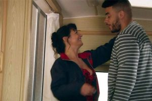 Moira and Nate intimate sex