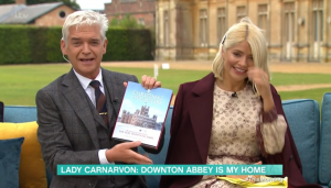 Phil and Holly were thrilled to be at Highclere Castle (Credit: ITV)