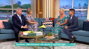 Sue told Eamonn and Ruth her daughter-in-law saved her life (Credit: ITV)