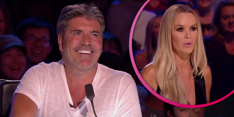 Simon Cowell and Amanda Holden on BGT
