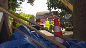 Dsiaster strikes and Cindy is involved (Credit: Lime Pictures)