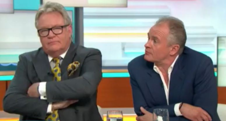 Jim Davidson and Bobby Davro on GMB
