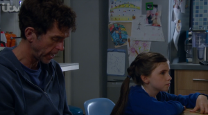 April was stoic at first (Credit: ITV)