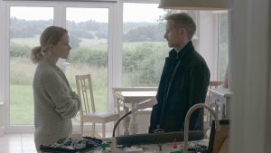 Chloe and Evan was locked in a confrontation (Credit: BBC)