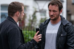 Ben roped Martin into work for him EastEnders