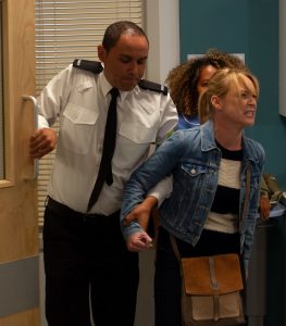 Vanessa is arrested after she accidentally hits a nurse Emmerdale
