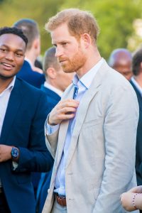 Prince Harry has been overseas with his wife and son (Credit: SplashNews.com)