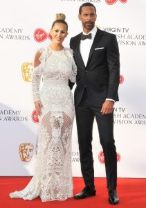 Kate Wright and Rio Ferdinand