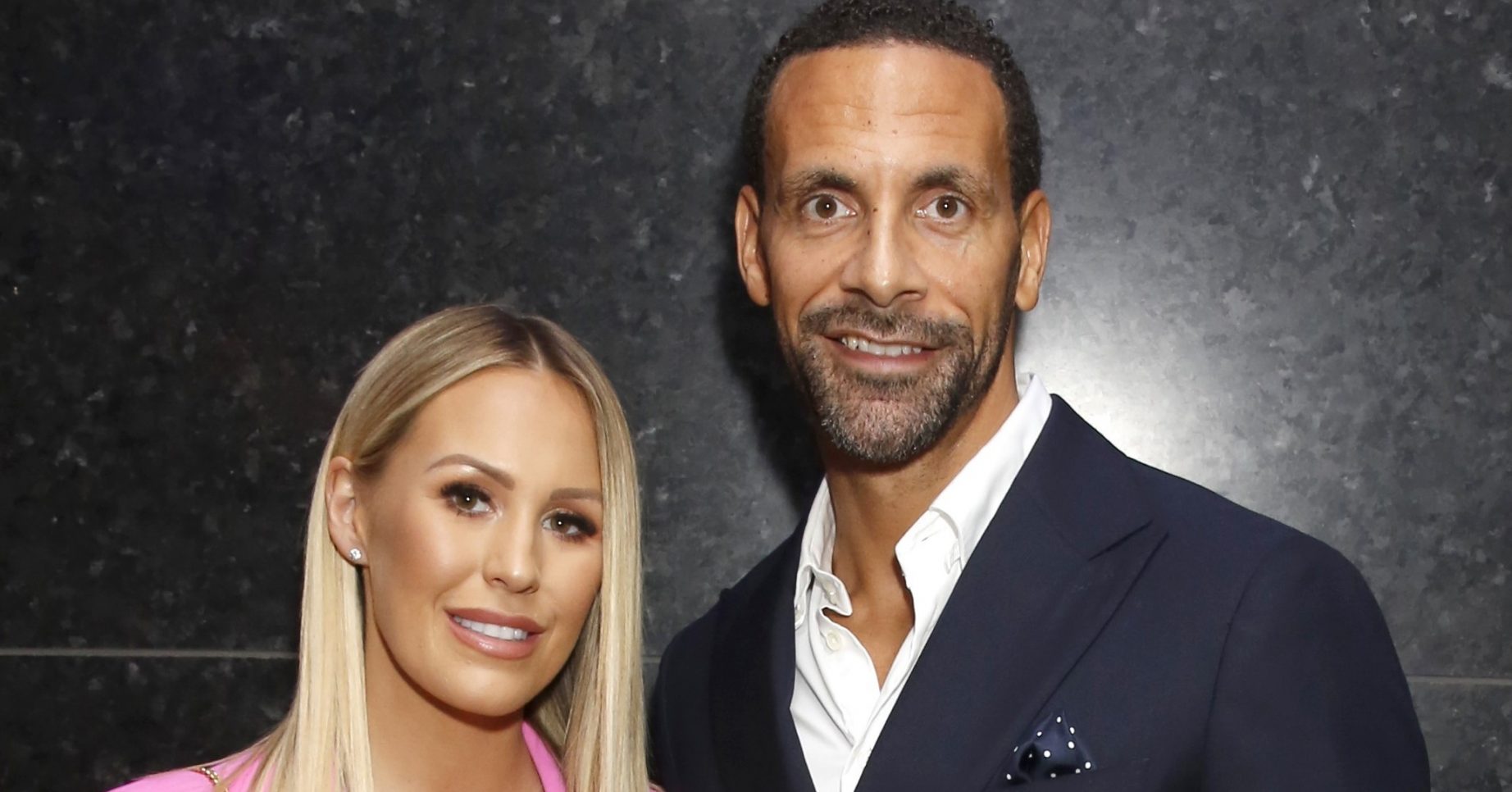 Kate Wright and Rio Ferdinand