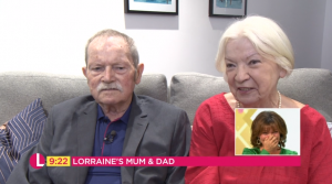 Lorraine Kelly's parents