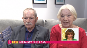 Lorraine Kelly's parents - Credit: ITV