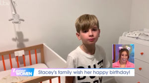 Stacey Solomon's son