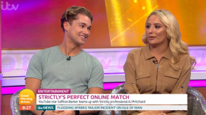 AJ Pritchard and Saffron Barker