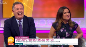 Piers Morgan and Susanna Reid