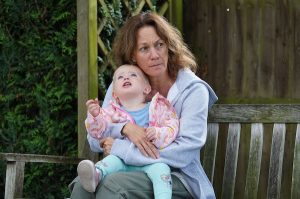 Rainie takes Abi to the park but it doesn't end well (Credit: BBC)