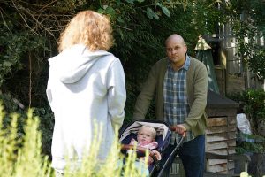Stuart was bitterly disappointed to find Rainie had bought pills (Credit: BBC)