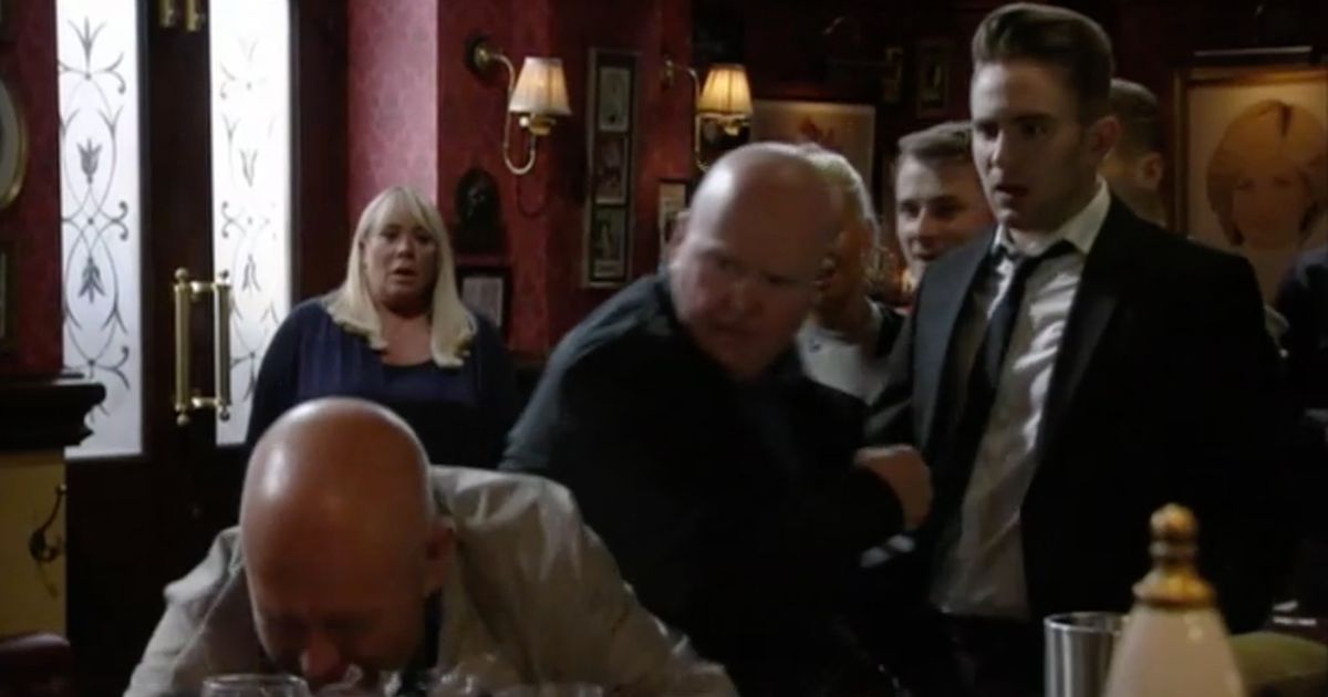 Phil punch Jonno EastEnders
