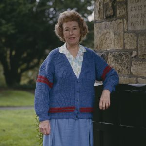 Editorial use only Mandatory Credit: Photo by ITV/Shutterstock (7765730di) Sheila Mercier (as Annie Sugden) 'Emmerdale' TV Series - 1992 Emmerdale Farm is a long-running British soap opera set in Emmerdale, a fictional village in the Yorkshire Dales. Created by Kevin Laffan, it first broadcast on 16 October 1972 and produced by ITV Yorkshire.