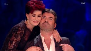 Simon Cowell and Sharon Osb ourne