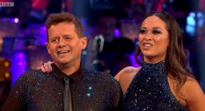 Mike Bushell and Katya Jones
