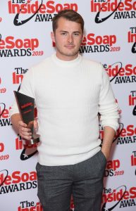 Max Bowden won Best Bad Boy for his portrayal of Ben EastEnders