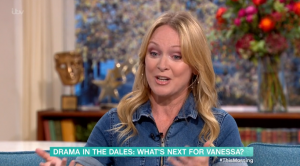Michelle Hardwick, Emmerdale's Vanessa, on This Morning Credit: ITV