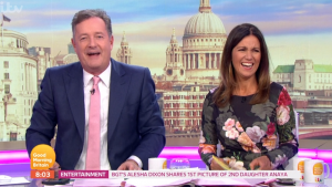 Piers Morgan and Susanna Reid on GMB