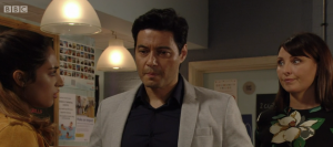 Honey suggested having a meal for Mariam EastEnders