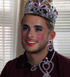 Ben Mitchell make-up tiara