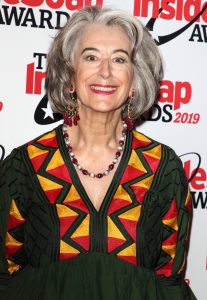 Maureen Lipman arrives at the Inside Soap Awards 2019 (Credit: Grant Buchanan / SplashNews.com)
