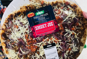 ASDA Halloween pizza