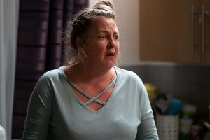 Karen's in financial trouble - can Billy help? (Credit: BBC)