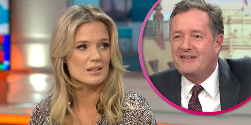 Charlotte Hawkins and Piers Morgan