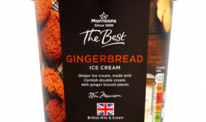 Gingerbread ice cream is set to be a winner (Credit: Morrisons)