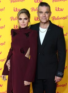 Ayda Field and Robbie Williams