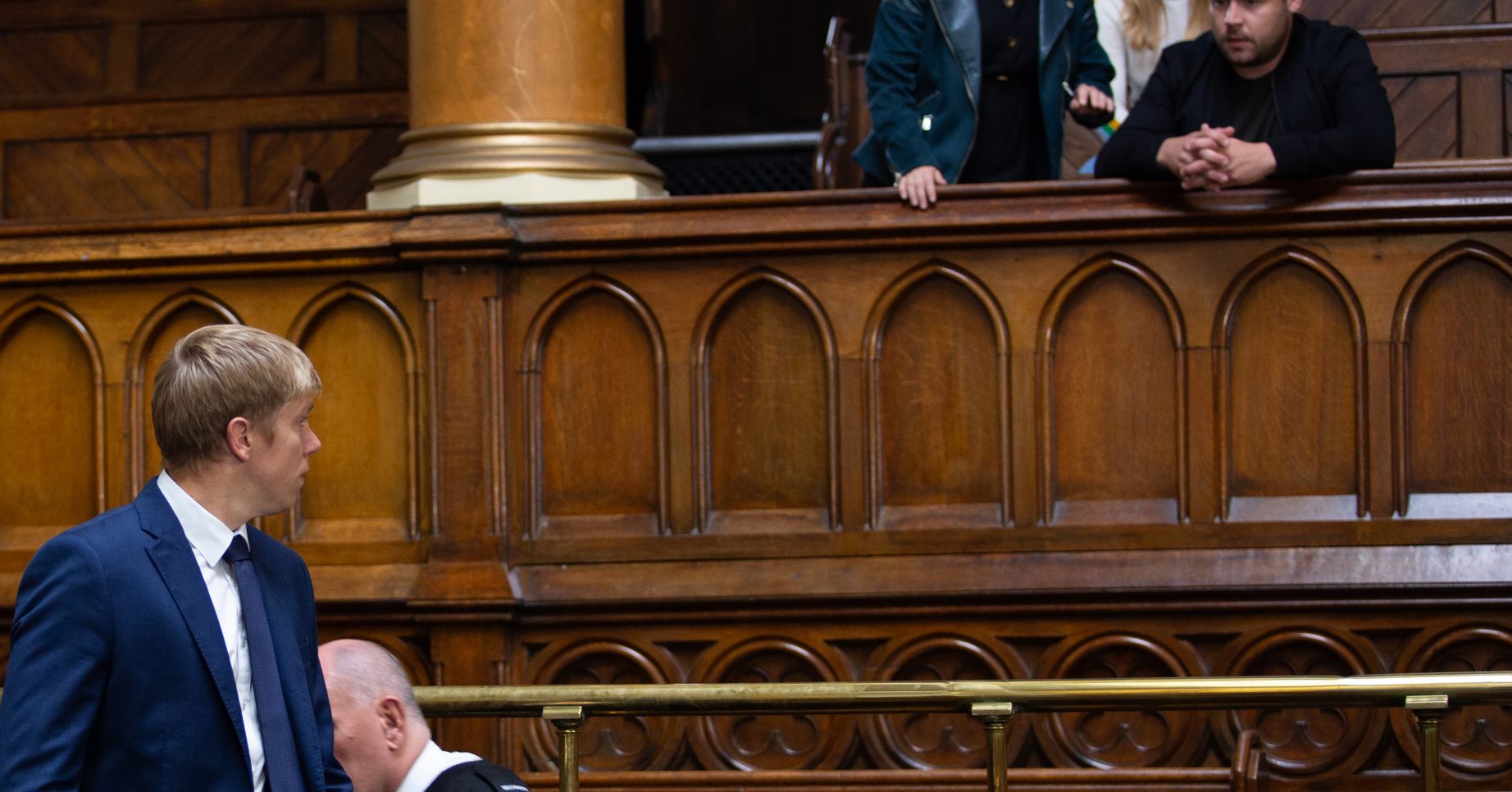 Emmerdale Robert Sugden in court