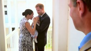 Meghan Markle and Prince Harry with Archie