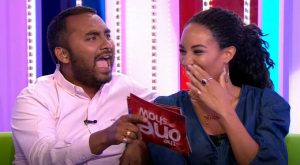 Amol Rajan and Michelle Ackerley