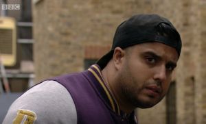 Jags appeared to recognise Chantelle EastEnders