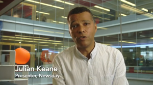 BBC Newsday presenter Julian Keane