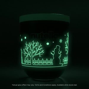 Nutella's new range of glow in the dark jars (Credit: Nutella/Ferrero Rocher)