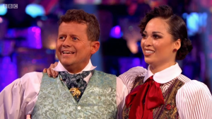 Mike Bushell and Katya Jones