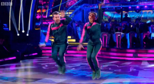 Chris gave it his all (Credit: BBC)