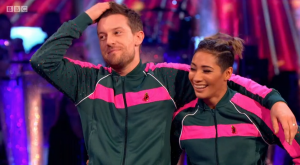 Chris was thrilled after his performance (Credit: BBC)