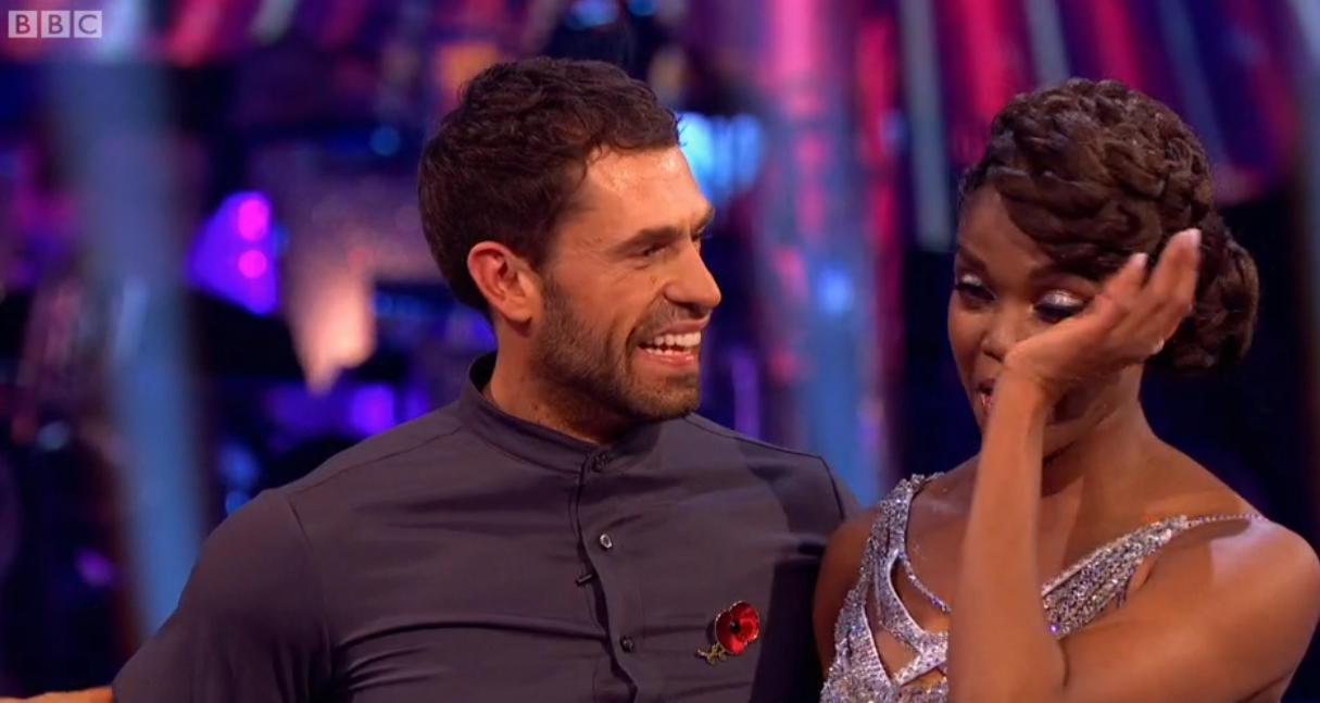 Kelvin Fletcher and Oti Mabuse on Strictly