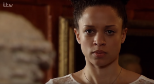 Kirsty began accusing Tyrone of abusing her Coronation Street