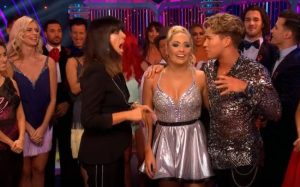 Saffron Barker and AJ Pritchard