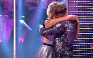 Saffron Barker and AJ Pritchard